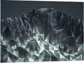 Acrylglas - Abstracte IJzeren Pinnen - 100x75 cm Foto op Acrylglas (Met Ophangsysteem)