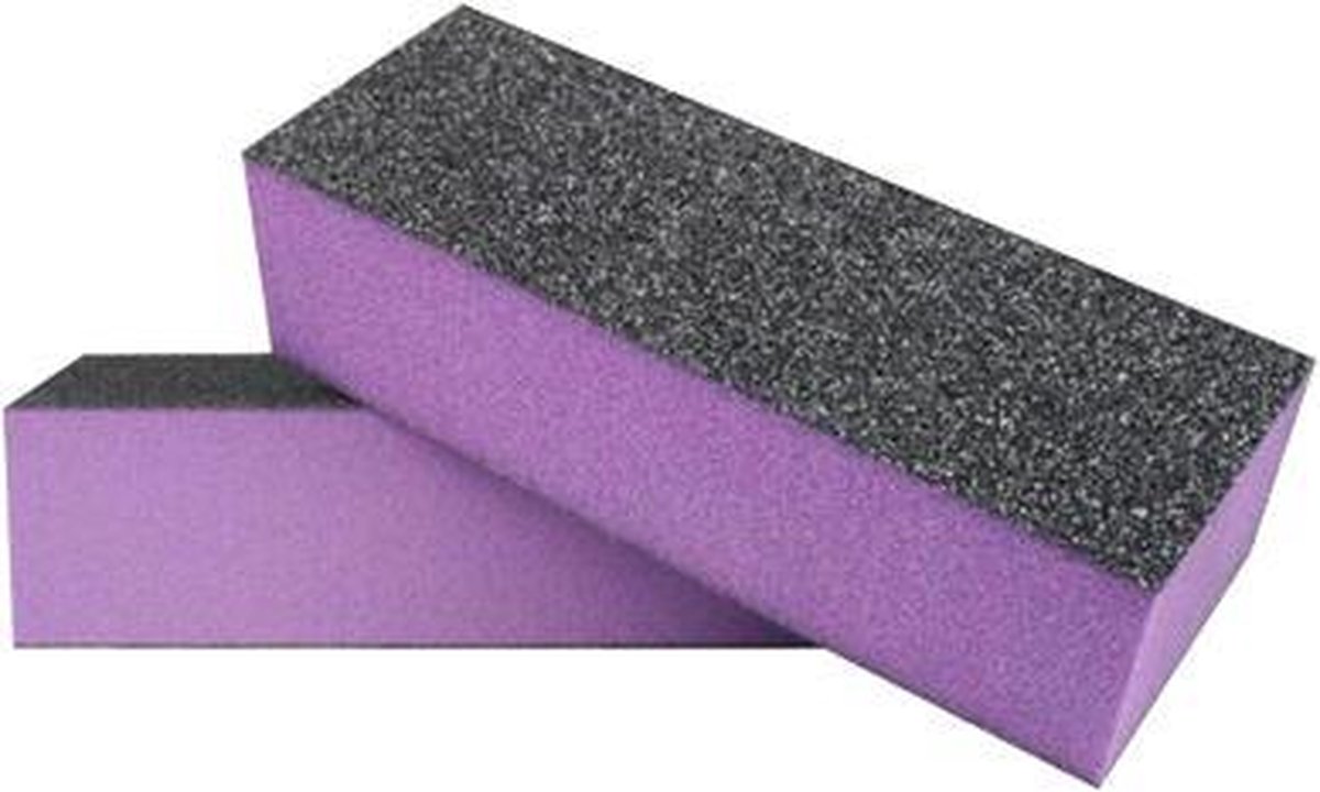 Goedkoopste Schuurblok Buffer Paars Zwart