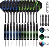 Bolke® - Dartpijlen - Dart flights - Dartpijlen set van 12 stuks - Hoge kwaliteit - Dartflights 24 stuks - Luxe