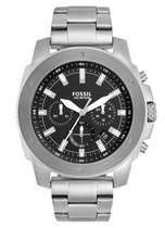 Fossil Mega Machine FS5716 Horloge - Staal - Zilverkleurig - Ø 48 mm