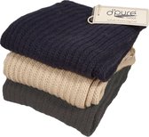 Pure Wool Sjaal PA1915 - Blauw - One size