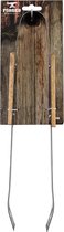 BBQ Tang - 33cm - Hout/Metaal - Barbecue