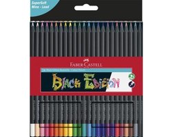 Faber-Castell kleurpotloden - Black Edition - 24 stuks - FC-116424