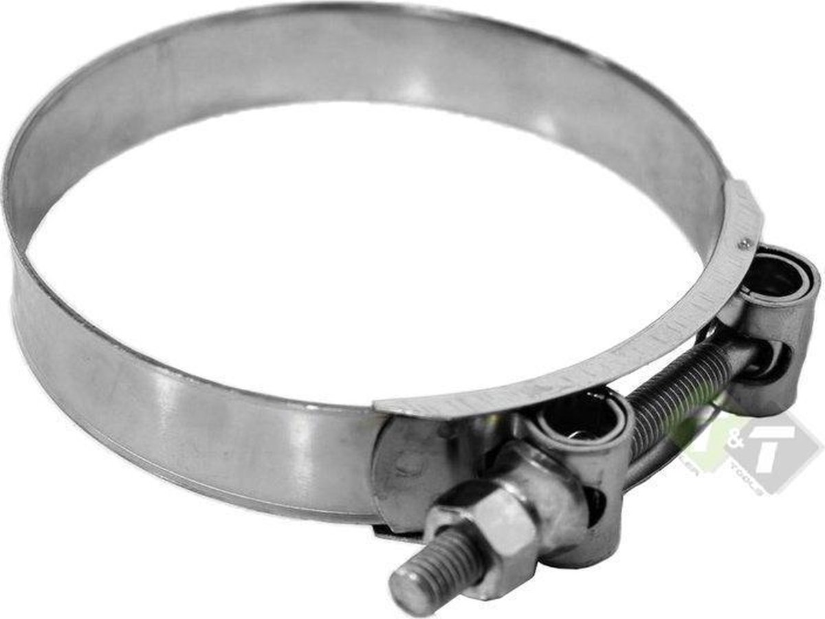 131 tot 139mm - 26 breed slangklem - buisklem staal verzinkt - scharnierboutklem - bevestigingsklem - hose clamp - bandklem