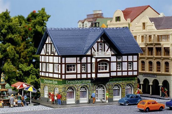 Faller - Dresdner Bank Branch - FA232565 - modelbouwsets, hobbybouwspeelgoed voor kinderen, modelverf en accessoires