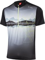 Löffler Fietsshirt Peaks Heren Polyester Zwart Maat 3xl
