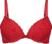 Hunkemöller Dames Lingerie Voorgevormde push-up beugel bh Maya - Rood - maat C90