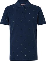 Petrol Industries - Jongens Classic polo - Blauw - Maat 176