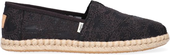 Toms Wm Alpargata Esp Espadrilles - Dames - Zwart - Maat 36,5 | bol.com