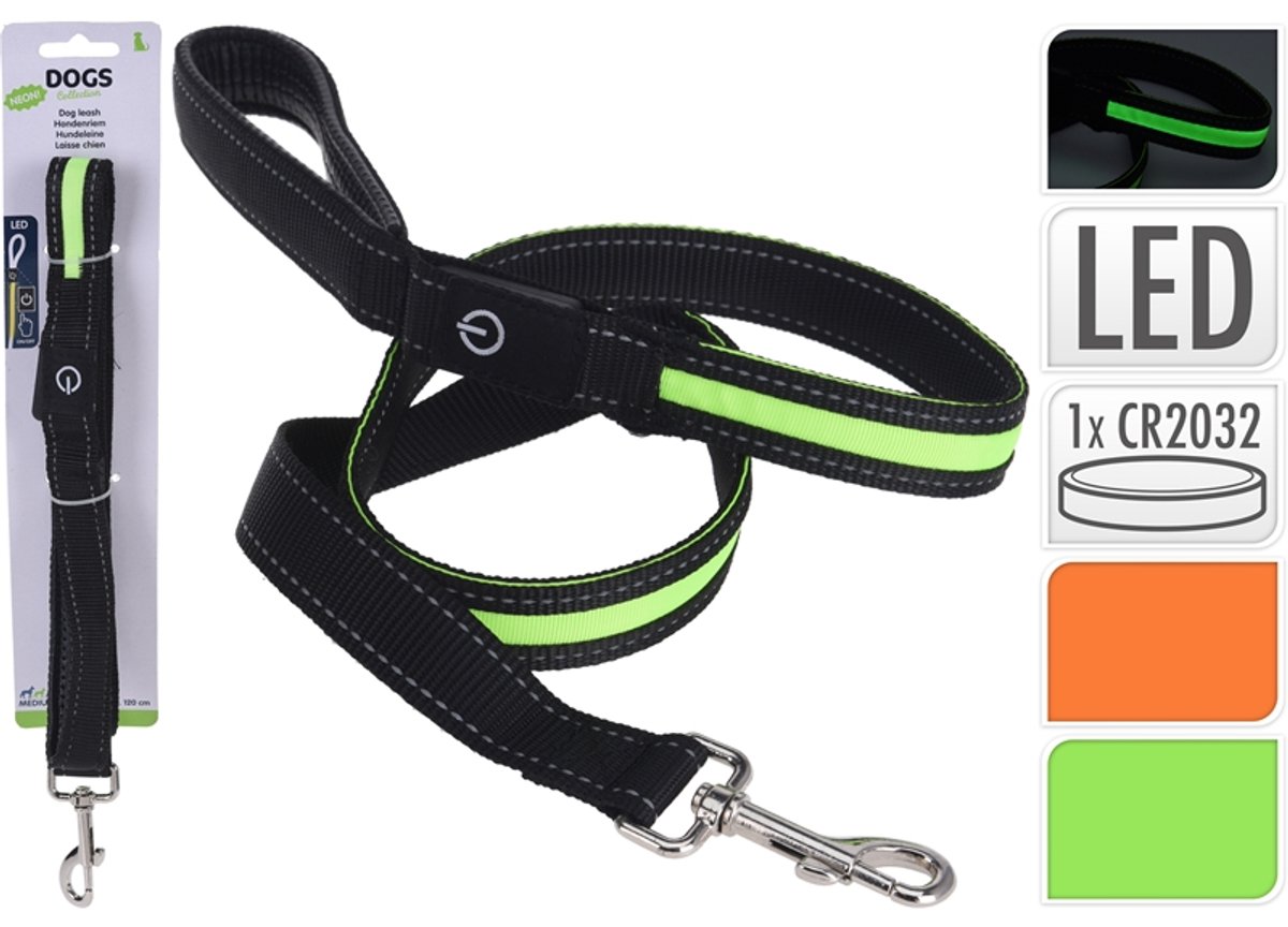Hondenriem led 120cm