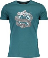 Roberto Cavalli T-shirt Groen XL Heren