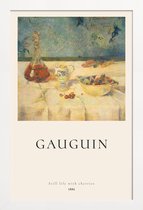 JUNIQE - Poster in houten lijst Gauguin - Still Life with Cherries