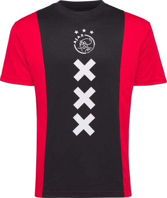 Weg Eigen Onderling verbinden Ajax-t-shirt rood/zwart polyester senior | bol.com