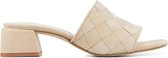 Mace Vrouwen Suède    Slippers /   - M1105 - Beige - Maat 38