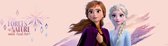 Disney zelfklevende behangrand Frozen licht perzikroze en paars - 600024 - 14 x 500 cm