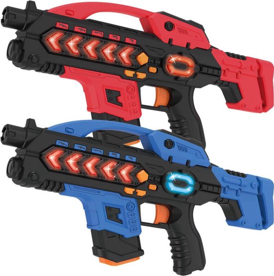 Jeu de balises laser avec 2 pistolets laser - Pistolets de balise laser  KidsFun Plus... | bol.com