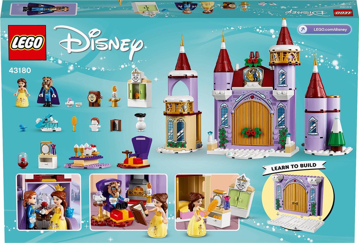 LEGO Disney Princess Belle's kasteel winterfeest 43180 — afbeelding 2