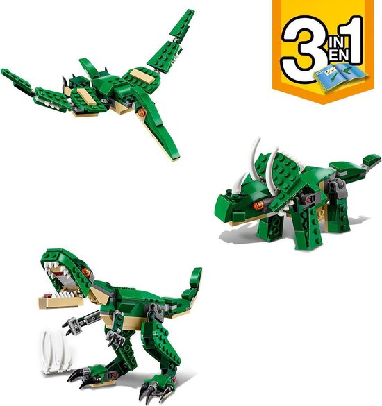 LEGO Creator 31058 Le Dinosaure Féroce 3 en 1