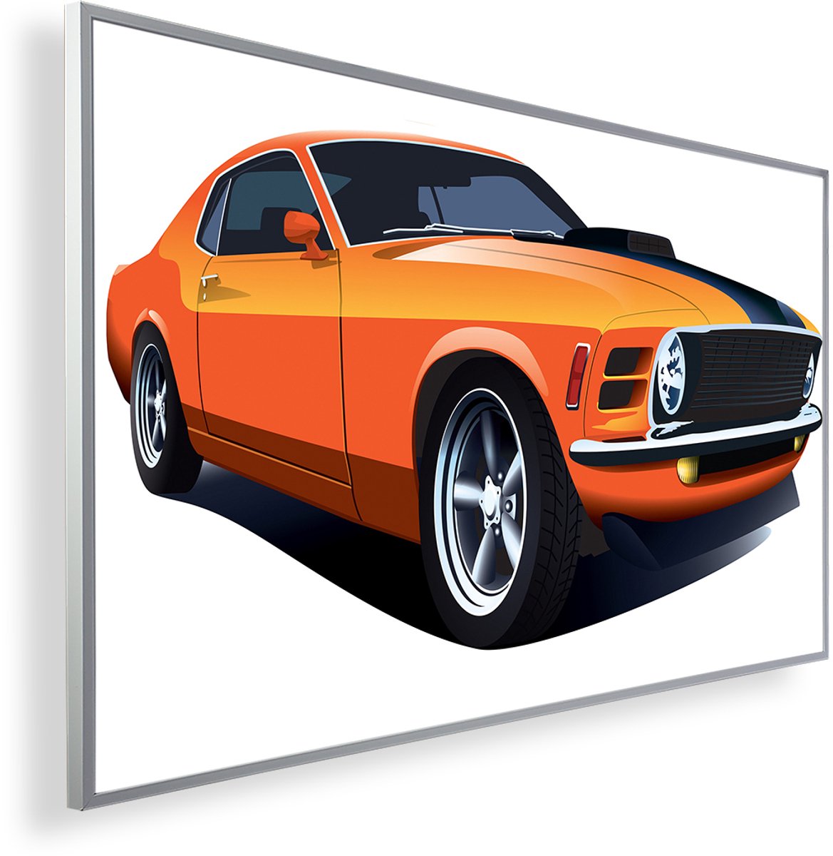 Infrarood Verwarmingspaneel 450W met fotomotief en Smart Thermostaat (5 jaar Garantie) - Muscle Car Cobra 253