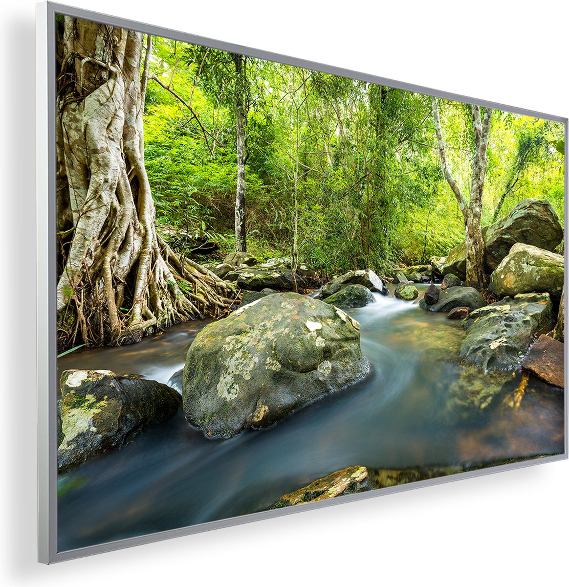 Infrarood Verwarmingspaneel 600W met fotomotief en Smart Thermostaat (5 jaar Garantie) - Jungle Thailand Rivier 10
