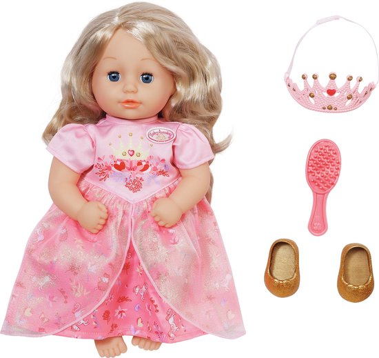 Zapf Creation Baby Annabell Little Sweet Prinsessenpop + Accessoires 36 cm  | bol.com