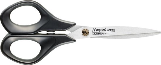 Advanced Green schaar 17 cm - symmetrisch - zwart