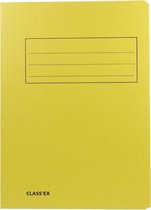 Class'ex dossiermap 3 kleppen formaat 237 x 347 cm (voor formaat folio) jaune