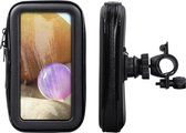Shop4 - Samsung Galaxy A32 Fietshouder Stuur Spatwaterdicht Zwart