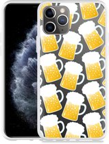 Geschikt voor Apple iPhone 11 Pro Hoesje Bierpullen - Designed by Cazy