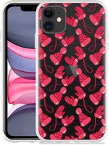 Geschikt voor Apple iPhone 11 Hoesje Wanten - Designed by Cazy