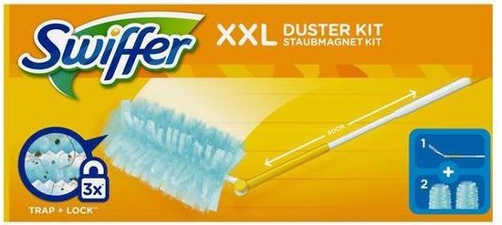 Swiffer XXL Duster Plumeau Poussière, Kit - 1 plumeau XXL Et 2