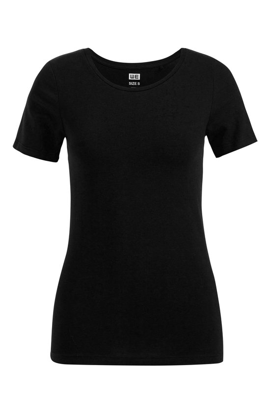 WE Fashion Dames T-shirt van biologisch katoen - Maat 3XL