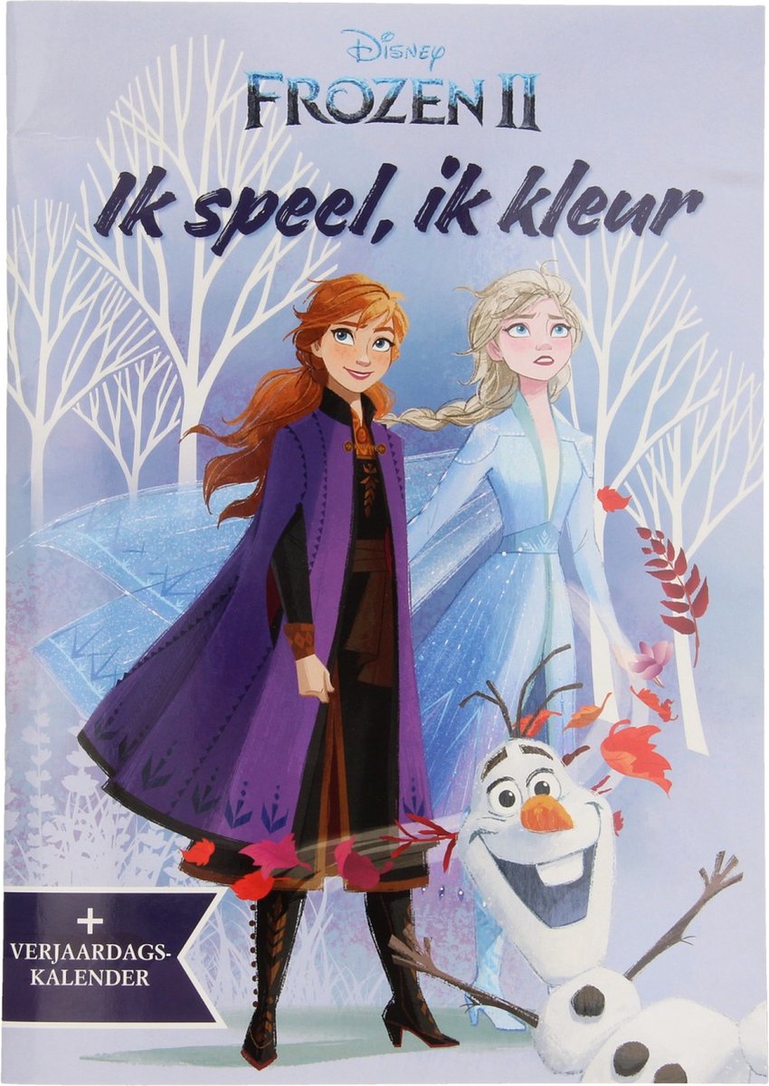 Frozen 2 Ik Speel, Ik Kleur + Verjaardagskalender