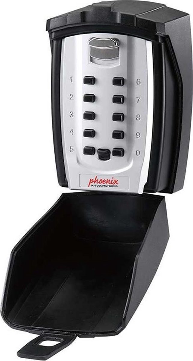 Phoenix sleutelkluisje KS0003C - 1 Sleutelhaken - 14 x 9,5 x 7 cm - Mechanisch Cijferslot