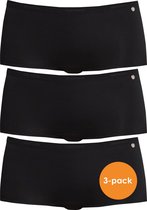 SCHIESSER 95/5 dames shorts (3-pack) - zwart -  Maat: 44