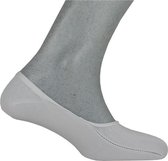 Boru Bamboo - Chaussettes Sneaker Femme - Chaussettes Sneaker Homme - Footies - Blanc - Taille 43-46