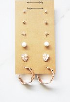 Set Earrings Rose