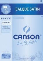 CANSON traceerpapierblok, DIN A3, 70/75 g/qm, 50 vellen