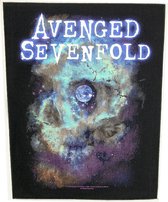 Avenged Sevenfold Nebula Ruimte Motief Grote Rugpatch Zwart/Paars