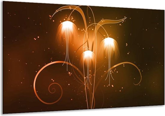 Peinture sur toile Moderne | brun blanc | 120x70cm 1Hatch