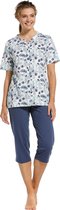 Pastunette dames shortama 3/4 broek Emily  - 44  - Wit
