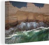 Canvas schilderij 160x120 cm - Wanddecoratie Zee - Strand - Spanje - Muurdecoratie woonkamer - Slaapkamer decoratie - Kamer accessoires - Schilderijen