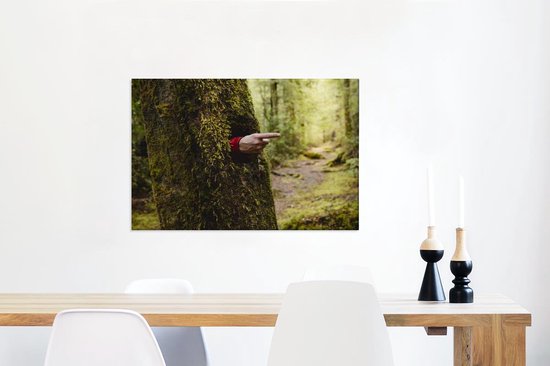 L'aide au pointage de l'arbre toile 2cm 90x60 cm - Tirage photo sur toile (Décoration murale salon / chambre)