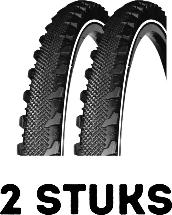 Fietsband - Buitenband - Set van 2 - anti-leklaag 24 x 1.75 (47-507) |  bol.com