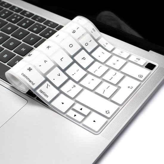 Protège clavier QWERTY pour macbook PRO et AIR 11 12 13 15 17 pouces  silicone