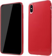 GadgetBay Flexibel TPU hoesje iPhone XS Max Case - Rood