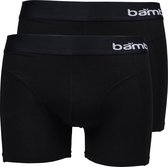 Boxershort Bamboo - Hommes - Noir - Lot de 2 - Taille XL