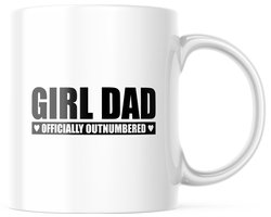 Vaderdag Mok Girl dad officially outnumbered