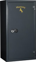 MustangSafes wapenkluis Tactical MSG 30-7 S2  - 7 Wapenplaatsen - 124 cm Geweer lengte - Mechanisch Cijferslot