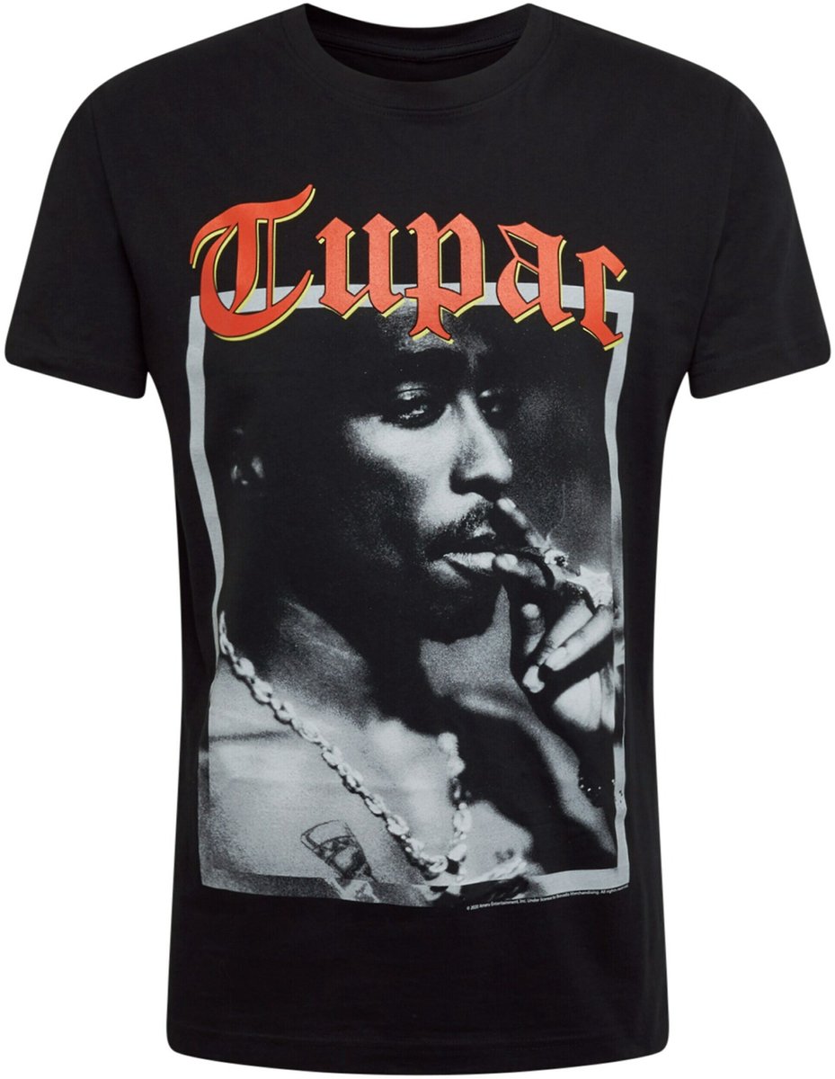 Urban Classics Tupac Tupac California Love Heren T-shirt S Zwart